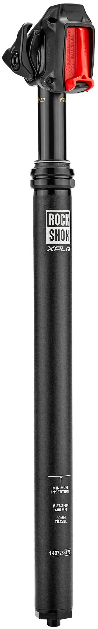 RockShox Bei Brügelmann Online RockShox Reverb XPLR AXS Sattelstütze Ø27,2mm 400mm 50mm Inkl. Akku & Ladegerät Schwarz 3 RockShox Bei Brügelmann Online RockShox Reverb XPLR AXS Sattelstütze Ø27,2mm 400mm 50mm Inkl. Akku & Ladegerät Schwarz