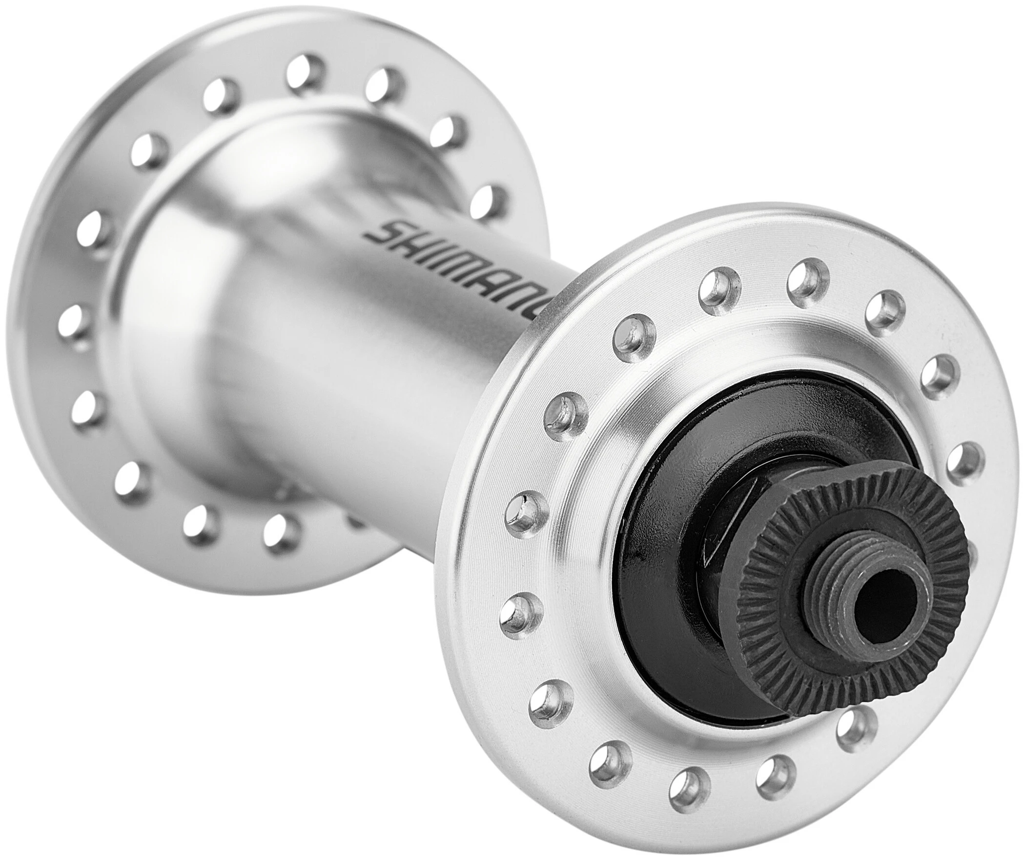 Shimano Bei Brügelmann Online Shimano Road HB-RS400 Vorderradnabe Für Felgenbremse Schnellspanner 100mm Silber/schwarz 4 Shimano Bei Brügelmann Online Shimano Road HB-RS400 Vorderradnabe Für Felgenbremse Schnellspanner 100mm Silber/schwarz – Bild 2