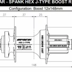 Spank Bei Brügelmann Online Spank Hex Drive 102T Hinterradnabe 12x148mm E-Plus Shimano MicroSpline Lila
