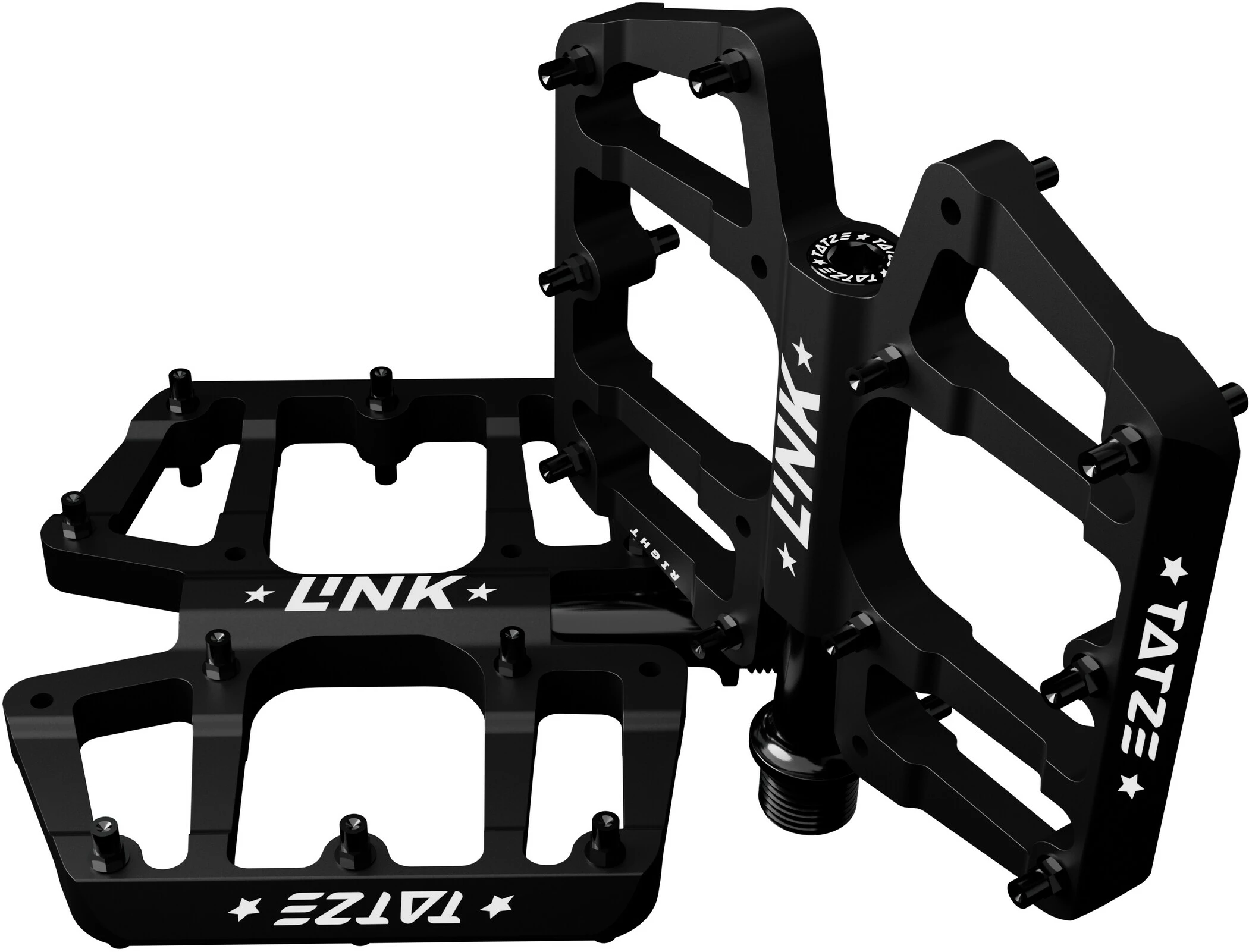 TATZE Bei Brügelmann Online TATZE MTB Link Pedale Schwarz 4 TATZE Bei Brügelmann Online TATZE MTB Link Pedale Schwarz – Bild 2