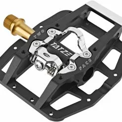TATZE Bei Brügelmann Online TATZE MTB TWO-FACE Plattform-/SPD-Pedale Titan -Shimano Verkäufe tatze mtb two face flat spd pedals titanium 3