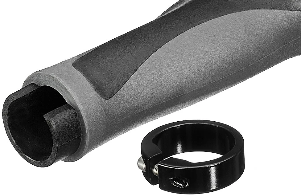 XLC Bei Brügelmann Online XLC GR-G16 Hitch Griffe Mit Integrierten Barends Grau/schwarz 4 XLC Bei Brügelmann Online XLC GR-G16 Hitch Griffe Mit Integrierten Barends Grau/schwarz – Bild 2