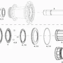 Zipp Bei Brügelmann Online Zipp Cognition Disc Endkappen Für Hinterradnabe CL QR SRAM XDR